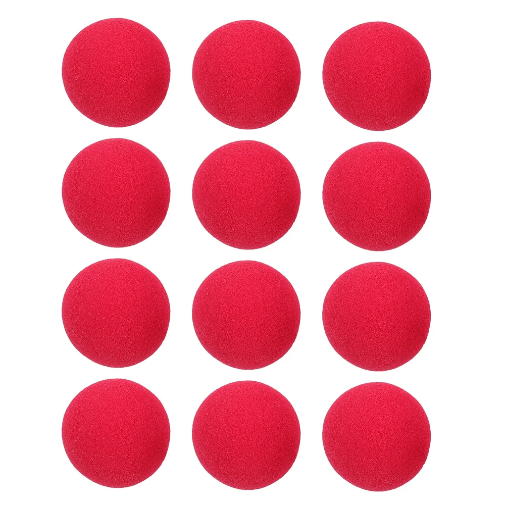 

12Pcs Soft Red Clown Nose Sponge for Halloween Circus Theme Party Carnival Dress Up Adults Fake Nose Props Versatile