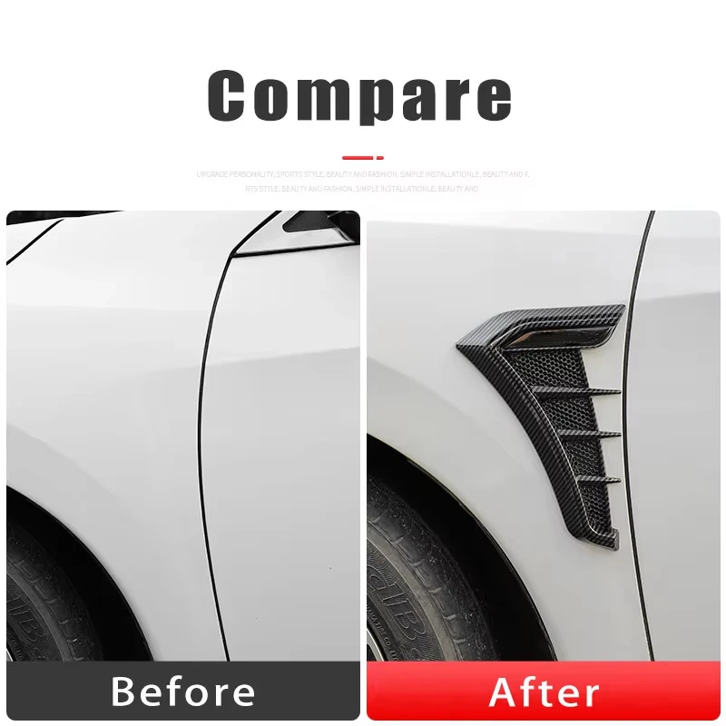 Side Fender Ventilation Cover Plate Trim For Mazda CX5 6 3 CX7 Axela Atenza Demio CX30 MX Exterior Decor - view 5