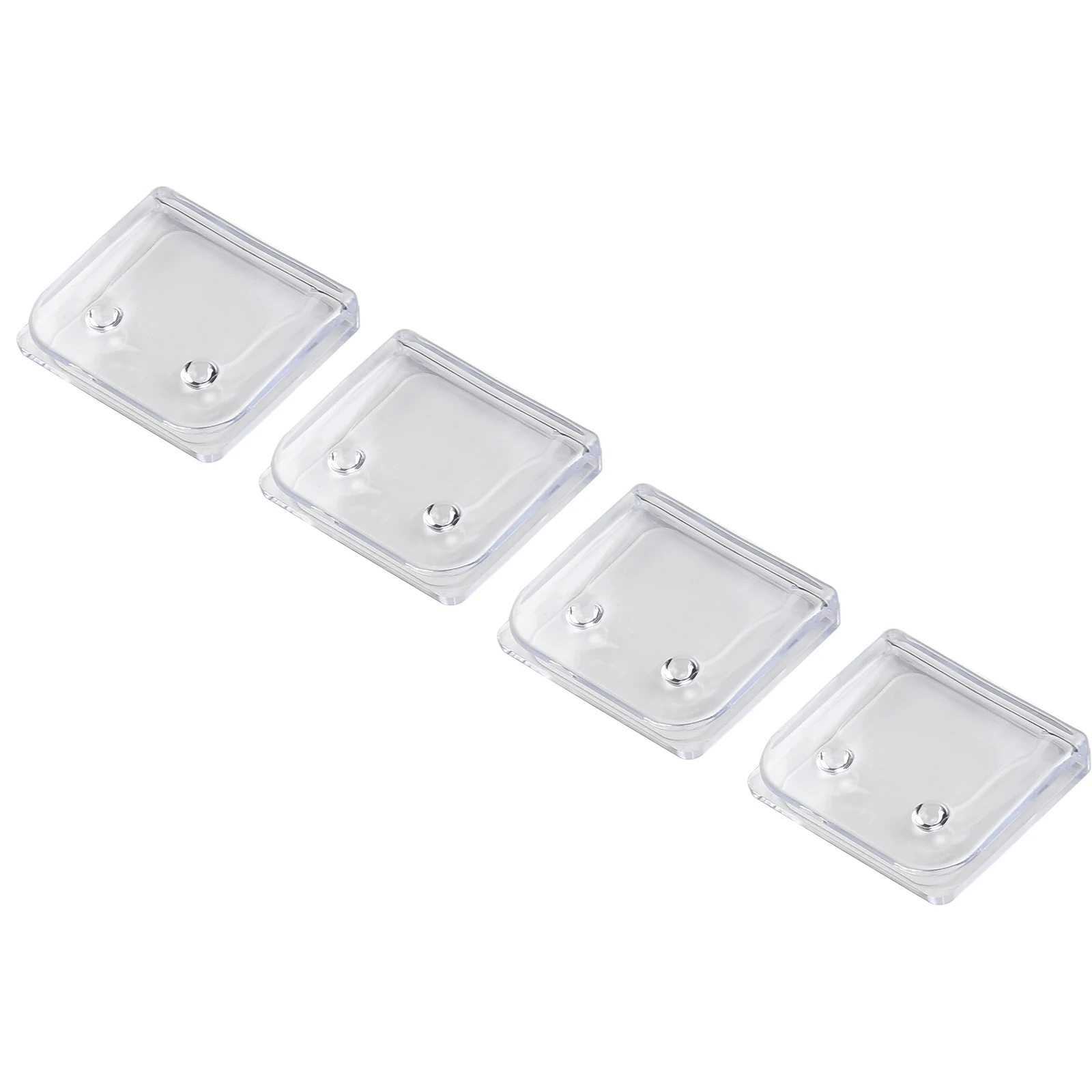 4Pcs Shower Curtain Clips Windproof Fixer Holder Self Adhesive Curtain Clips Anti Slip Bedsheet Clip Home Decoration Accessory