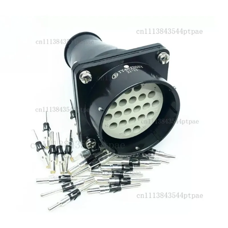 20-Pin aviation plug TY48K20TY socket TY48J20ZY connector cable connector male and female docking