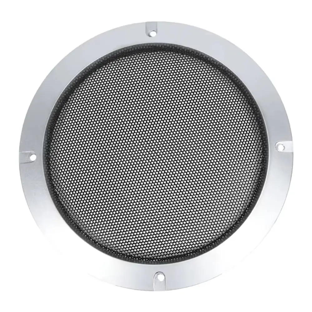 1Pcs 2/3/4/5/6.5/8/10 inch Speaker Net Cover Metal Iron Wire Grilles High-grade Speakers Plastic Frame Enclosure Decorative Mesh