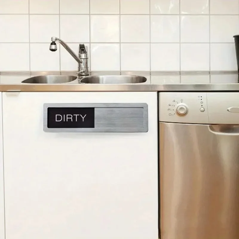 

1 Pack Dishwasher Clean Dirty Magnet Sign Kitchen Organizer Fridge Decorative Sticker for Home Storage