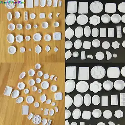 Minivajilla de cocina para niños y niñas, platos y tazas en miniatura, juguetes de decoración, regalos, accesorios para muñecas, 33 unidades por juego