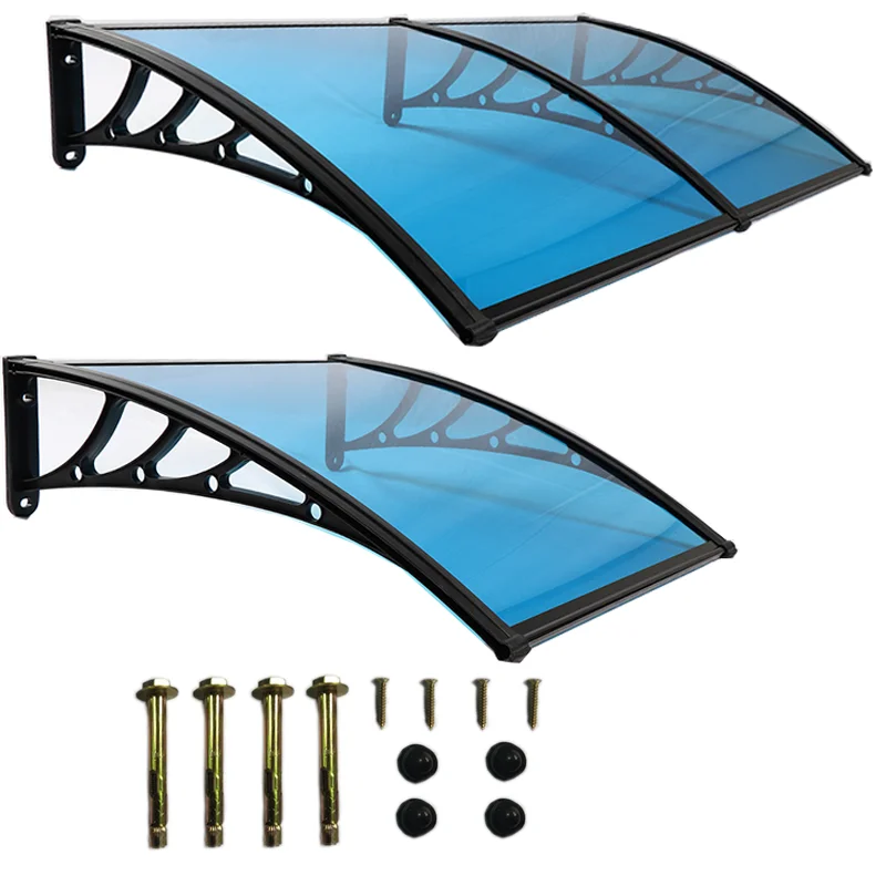 

2.7Mm Polycarbonate Solid Panel Plastic Steel Stand Window Awning