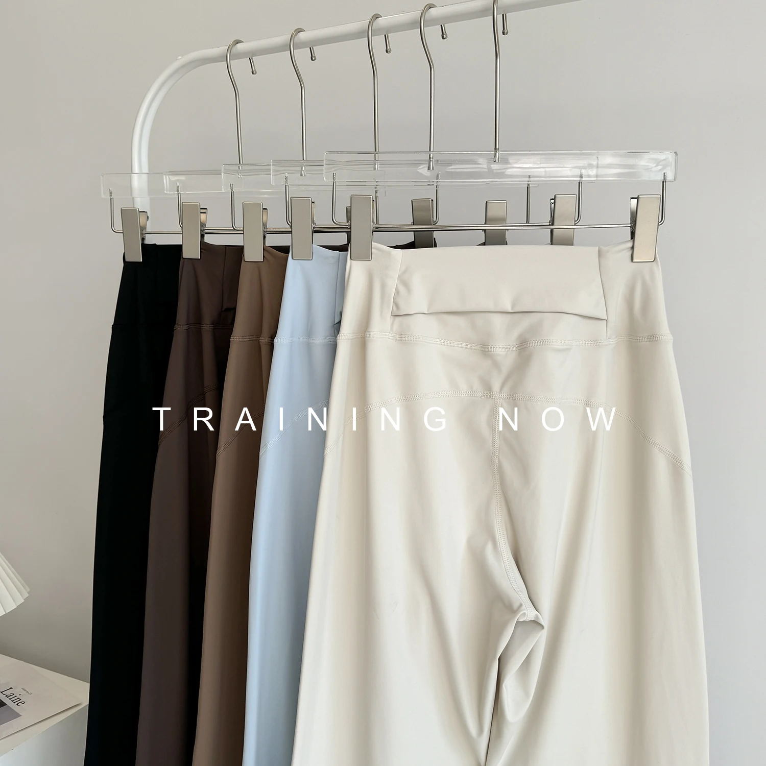 

Sports trousers for women in autumn and winter straight-leg casual pants high elasticity slimming loose wide legs high