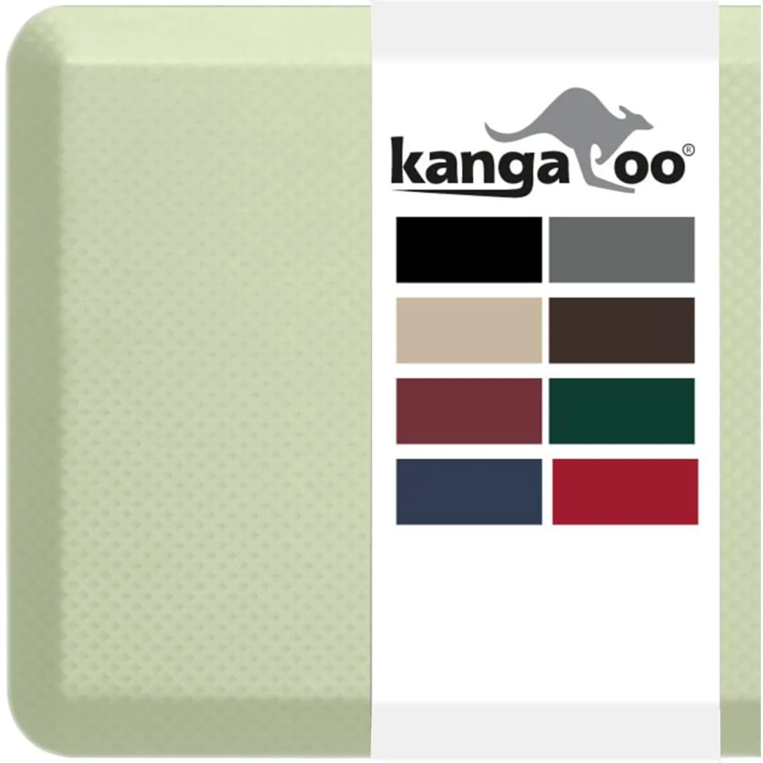 

Waterproof Scratch Resistant Topside, Supportive All Day Comfort Padded Foam Rugs, 20x32, Sage Green