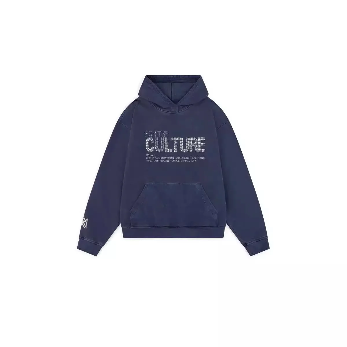 

Autumn and Winter Letters Rhinestone Loose American Personalized Clothing Autumn Retro Fashion Hooded Y2K Style Coat for Women