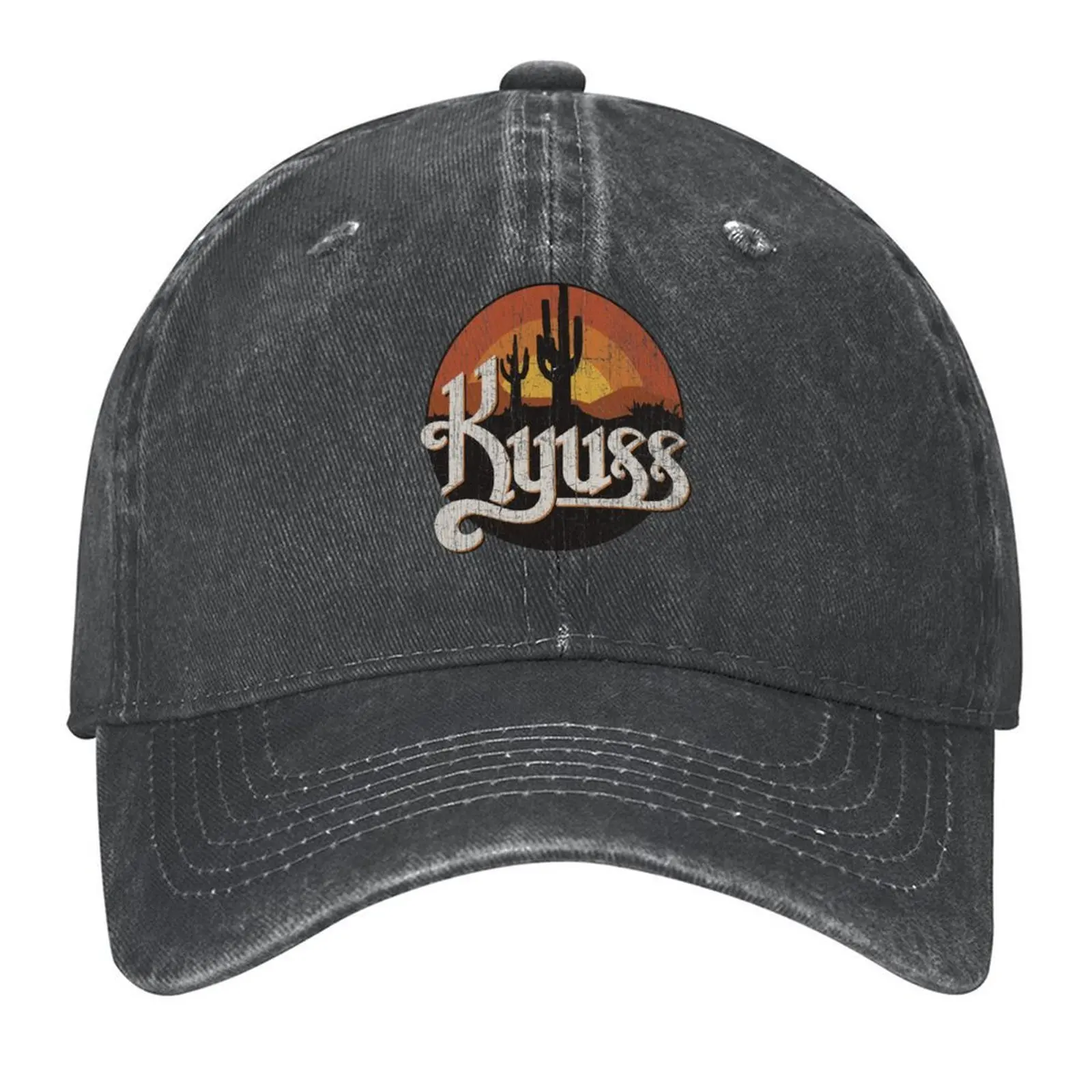 

Kyuss Sunset 1987 Baseball Cap hiking hat Cosplay sailor cap for men Golf Women Caps Men's