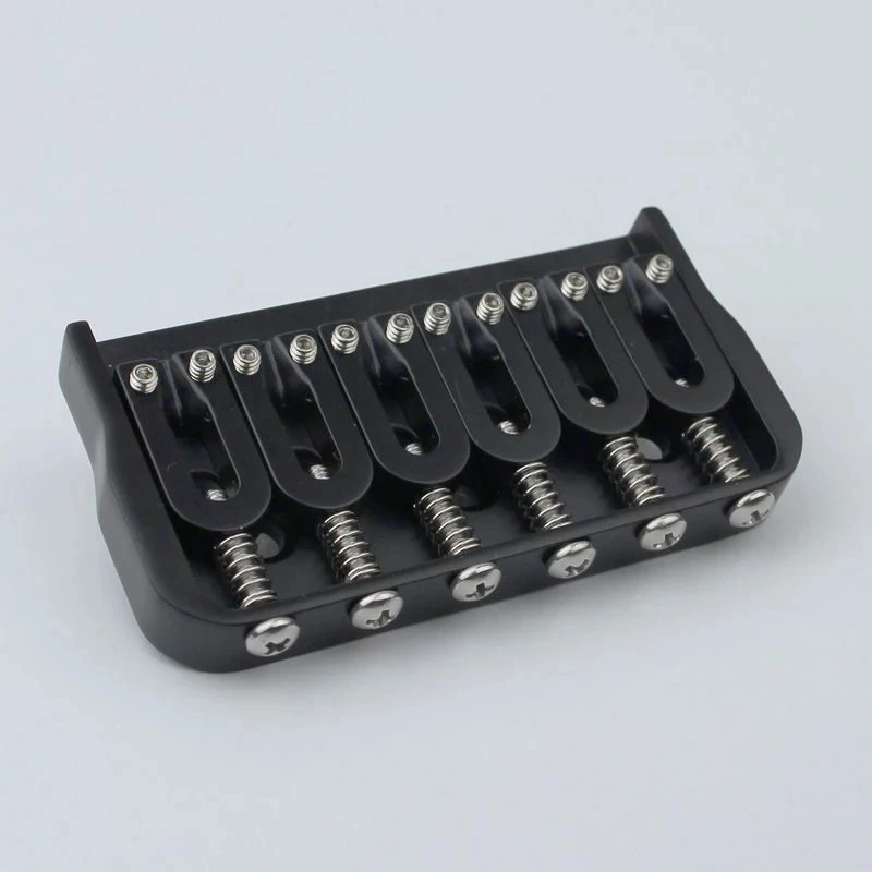 6 and 7 String Fixed Electric Guitar Bridge Black