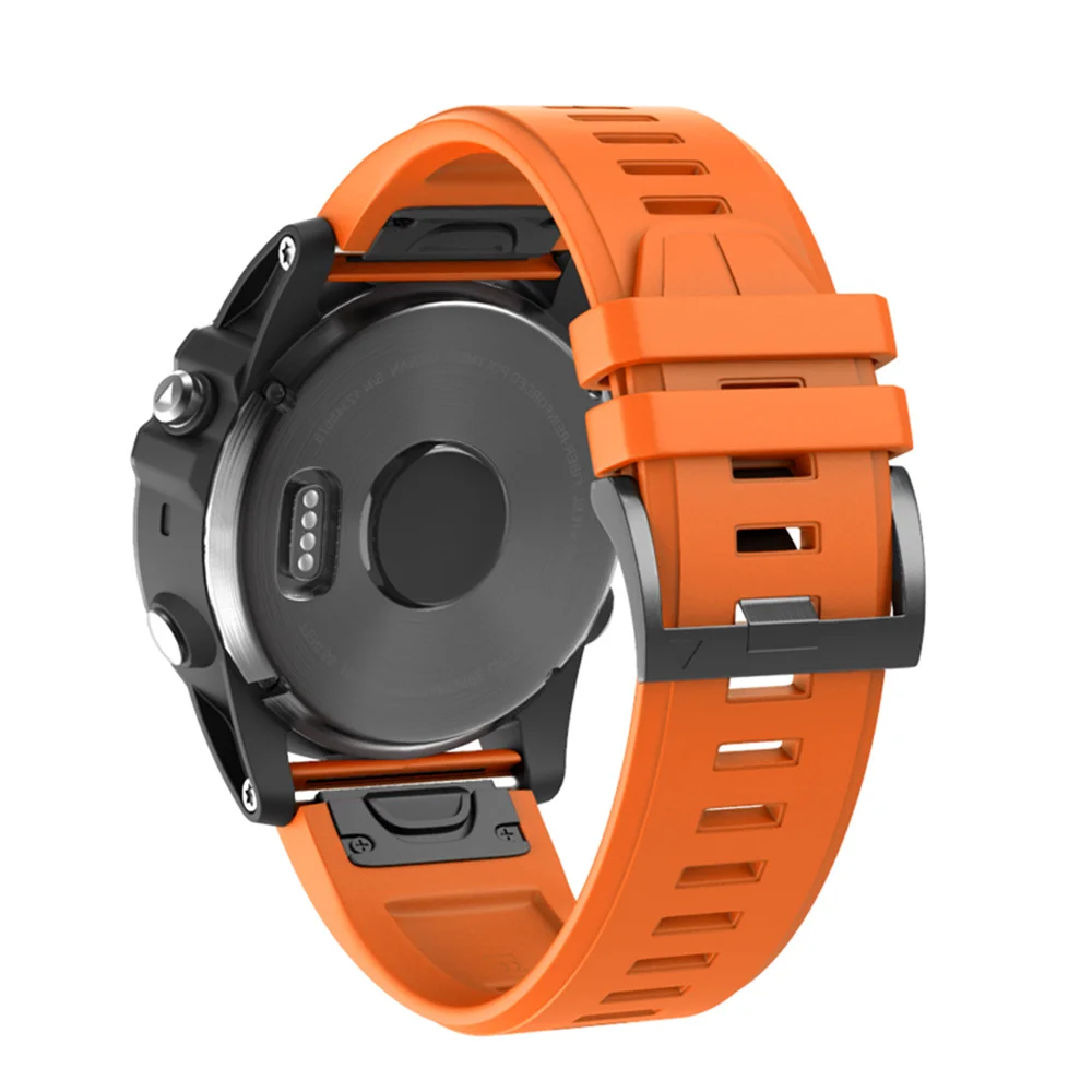 Cinturino in silicone 22mm 26mm per Garmin Fenix E 8 AMOLED Fenix 7X 7 Pro Solar/6 6X/5X Plus/3HR QuickFit cinturino 1:1 cinturino ufficiale