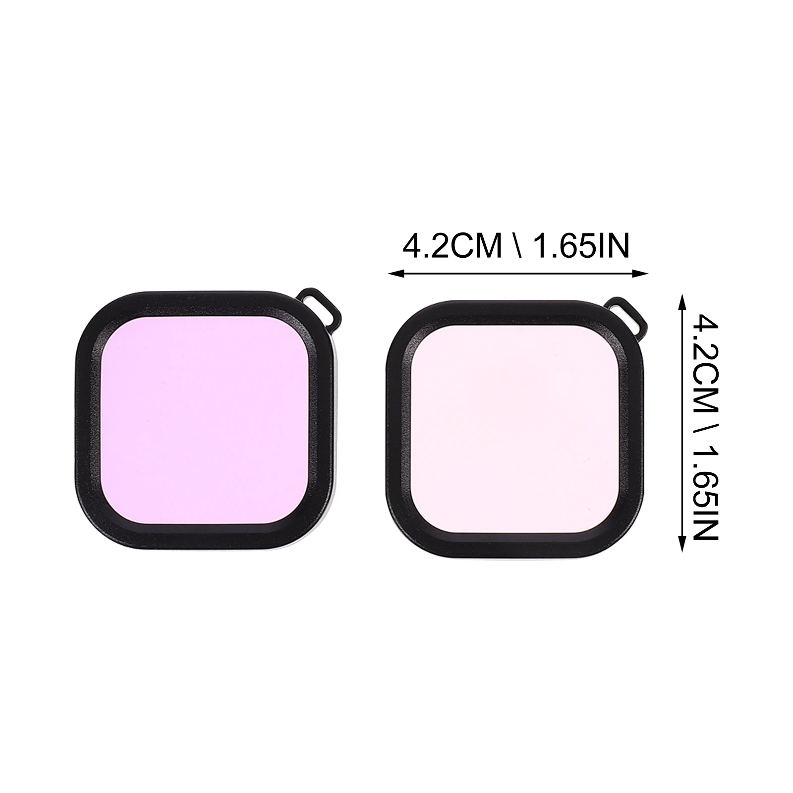 

3pcs Action Camera Filters Waterproof Scratch Resistant Color Correction For Photography Pink Red Purple Filters For Sports