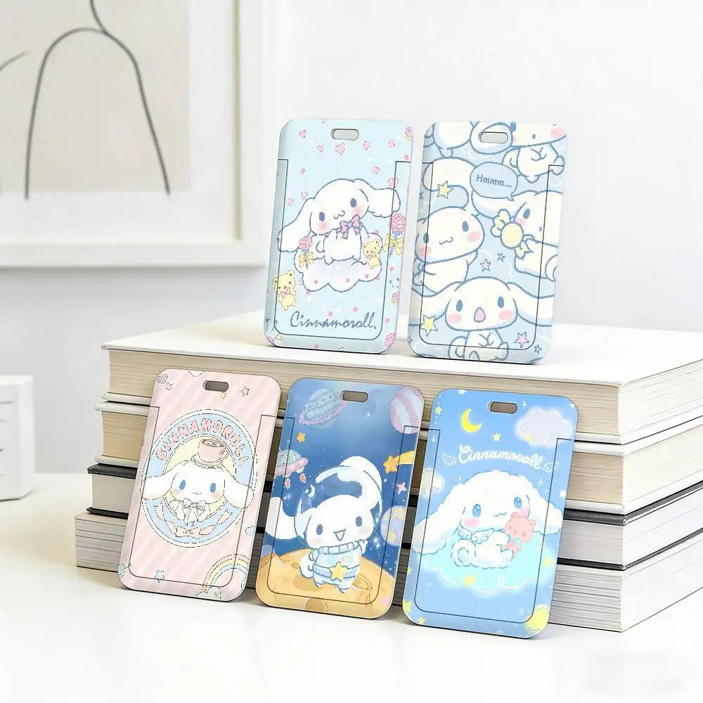 

Симпатичный и удобный шейный ремешок C-Cinnamoroll с прозрачным держателем для ID-карты, прочный чехол для бейджа сотрудника.