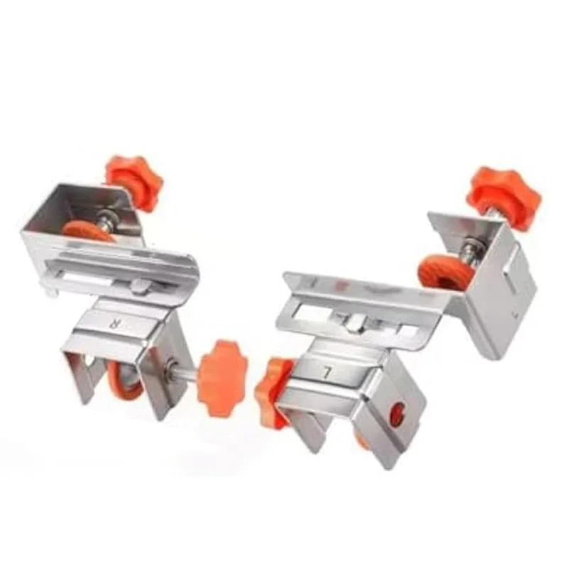 RMWIN-2Pack Heavy-Duty Drawer Front Fixing Clamps, Adjustable Tool For Cabinet Face Frame Alignment