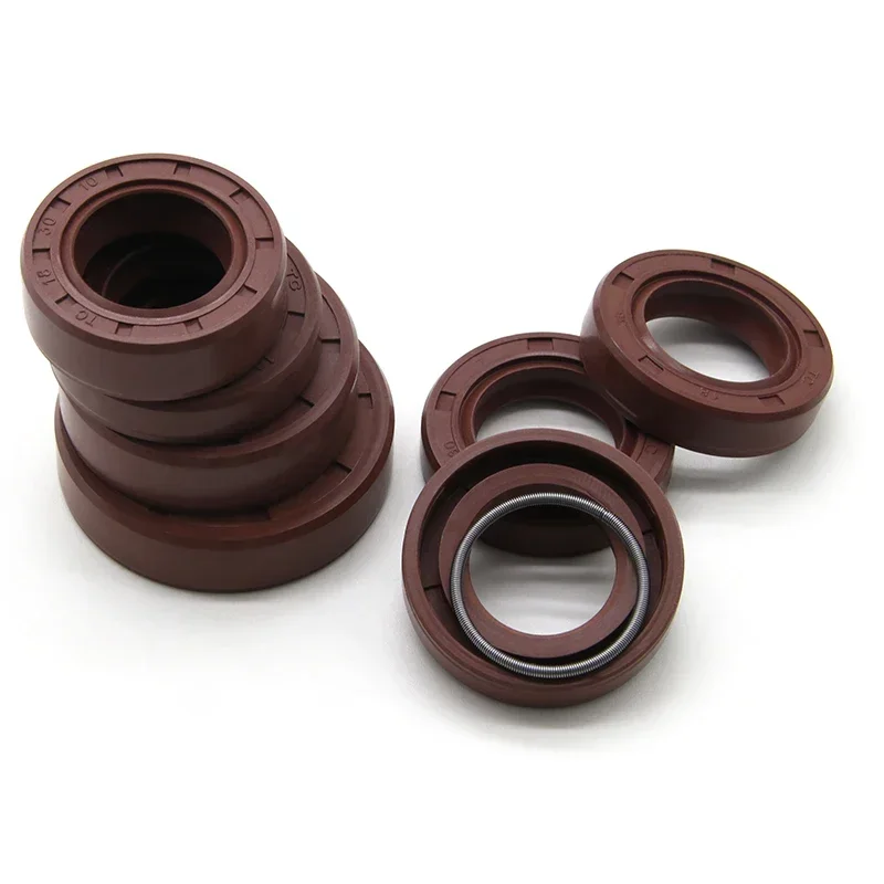 1/2pcs ID 18/19mm FKM Oil Seal TC-18/19*28/30/32/35/40/47*5/7/8/10mm Fluorine Double Lip Oil Seals