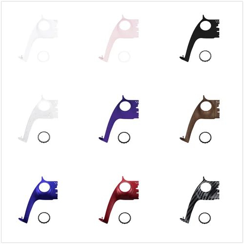 eXtremeRate Carcasa decorativa de repuesto con anillos decorativos Compatible con el controlador ps5 BDM-010/020/030/040/050