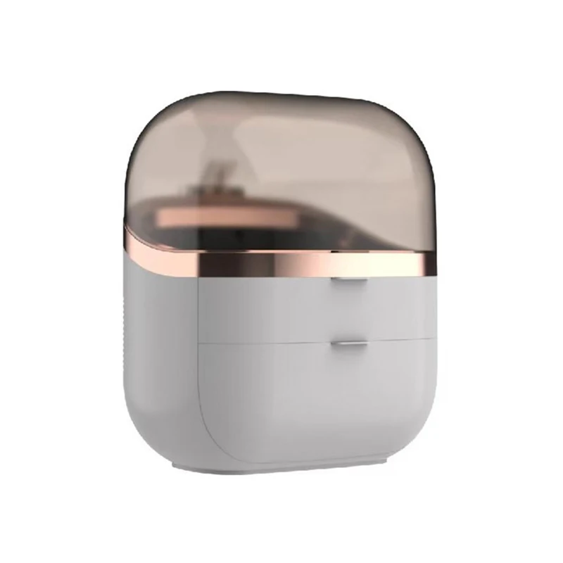 ثلاجة محمولة للعناية بالبشرة سعة 22 لترًا - ثلاجة مكياج تجميل (درجة حرارة قابلة للتعديل، فائقة الهدوء، ضوء LED، للاستخدام المنزلي/الصالون)