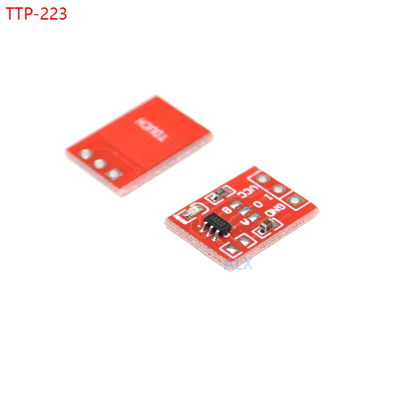 10pcs Ttp223 Touch Key Switch Module Touching Button Capacitive Switches self-locking/no-locking Capacitive Switches
