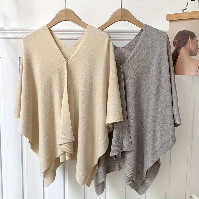 日焼け止めショールロング多用途ケープファッショナブルなニットカーディガン女性の肌に優しい夏薄いスタイル西洋スタイルフード付き