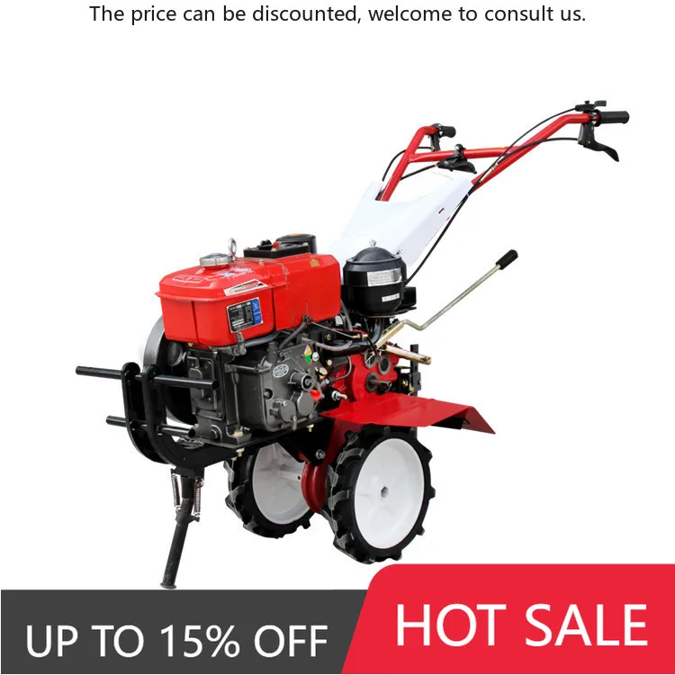

7.5HP/9HP Agricultural Ploughing Machine Orchard Micro-tiller Hand-held Management Machine