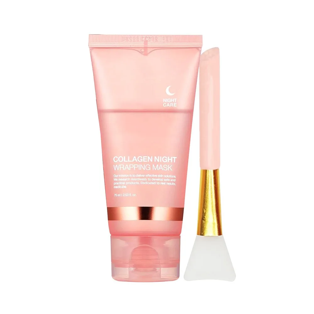 Deep Hydration Wrapping Peel Off Facial Mask Brightening Moisturizing Hydrolyzed Collagen Mask Reduces Dullness Smooth Face