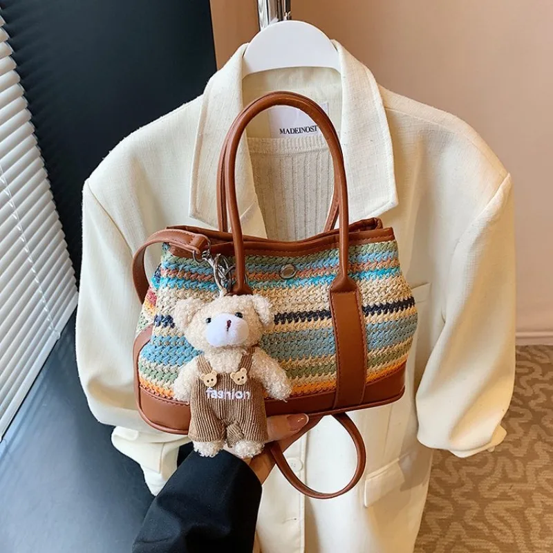 

Elegant Leather Crossbody Bag Minimalist Stylish Design Also Functions As A Practical Diaper Bag For Commuter