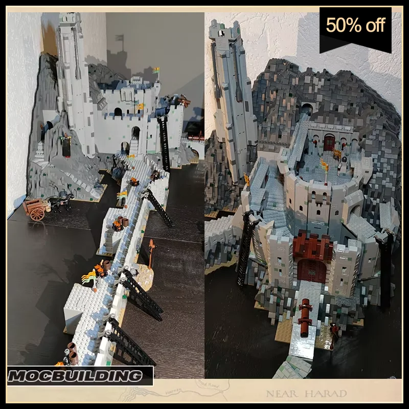 

Знаменитый замок UCS Шлем Глубокий MOC Строительные блоки Кольца Фильм DIY Сборка Технология Кирпичи Коллекция Модель Игрушки Рождественские подарки