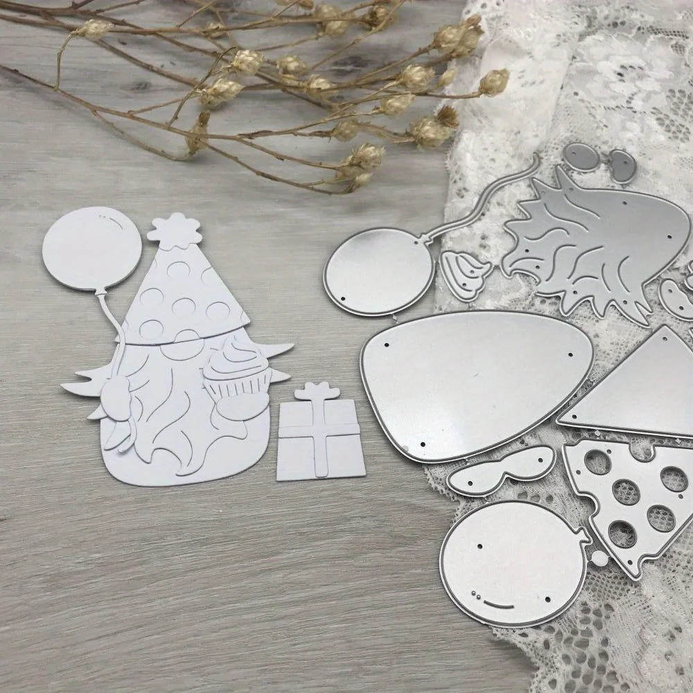 

1pcs metal cutting dies cut die mold Dwarf gift decoration Scrapbook paper craft blade punch stencils dies