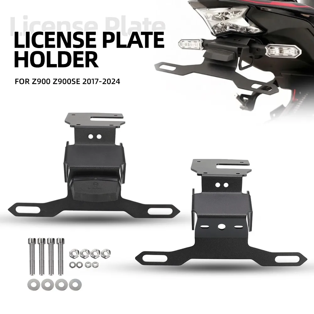 FOR KAWASAKI Z900 Z900SE 2017-2018-2019-2020-2021-2022-2023-2024 Registration License Plate Holder Bracket Fender Eliminator Kit