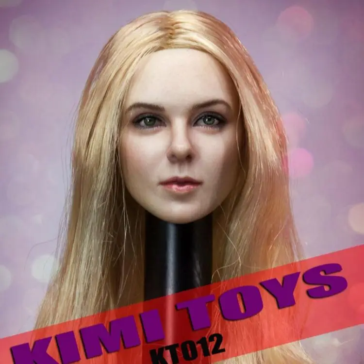 

KIMI TOYS KT012 1/6 Female Soldier European American Hair Planting Head Carving Model Fit 12'' Action Figure Body In Stock