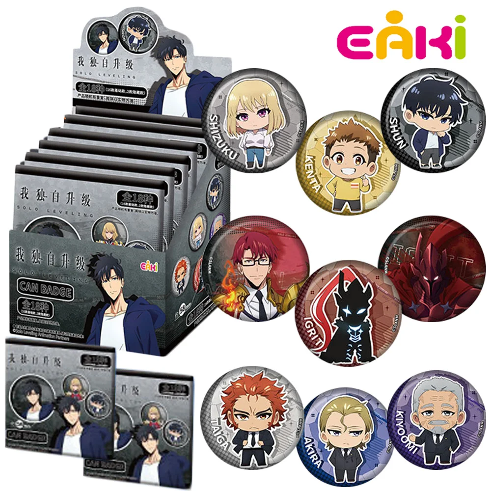 الأصلي EAKI سولو التسوية مزدوجة فلاش شارات تشا هاي في هنتر الكرتون دبابيس مستديرة دبابيس أكياس ديكور هدايا لهواة الجمع #1