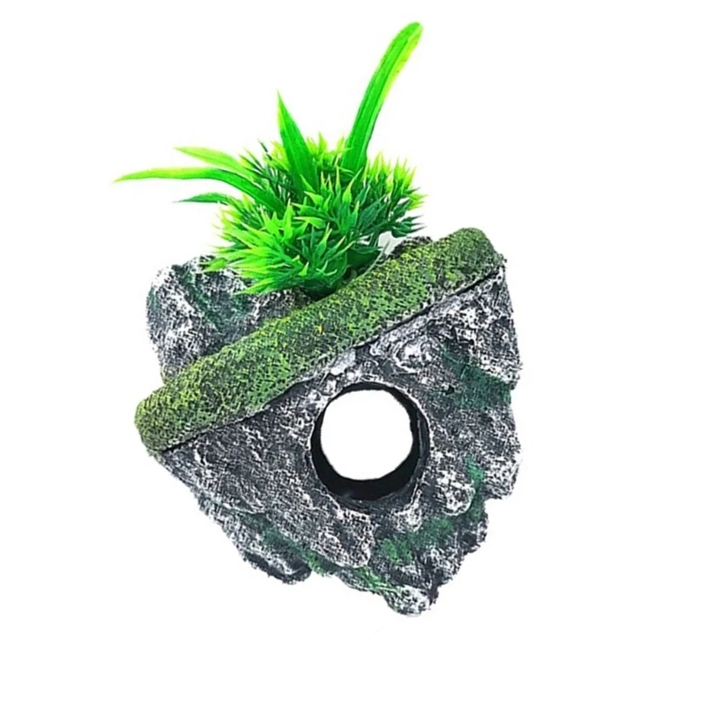 Delicate Landscape Hallowed Stone Cave Terrarium Hideouts Shrimp Caverns Statue Aquariums Habitat Decors