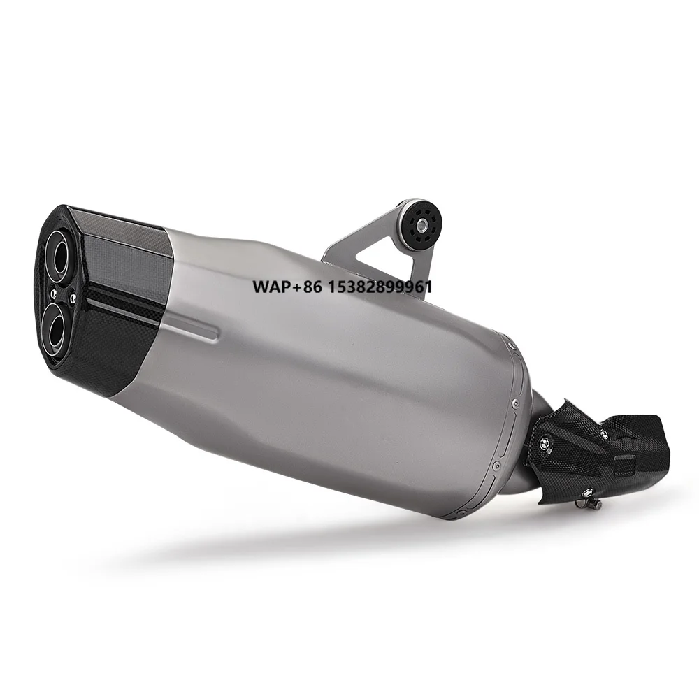 

For R1200 R1250 GS Adventure Motorcycle Exhaust with Protective Cover Escape System Slip OnLink Pipe Exhaust 2014-2018