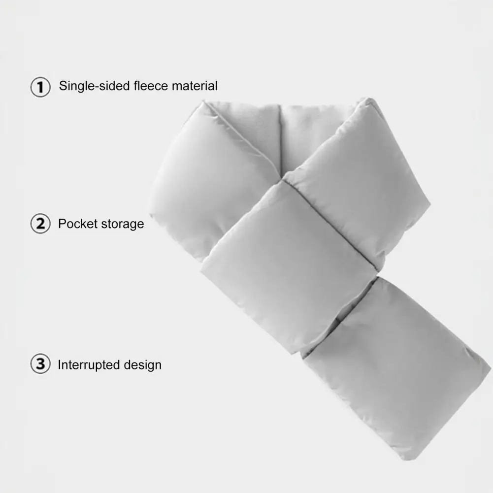 

Ветрозащитный шарф высокой плотности. Ветрозащитный женский пуховый шарф высокой плотности для зимнего использования на открытом воздухе. Однотонный дизайн с запахом для тепла.