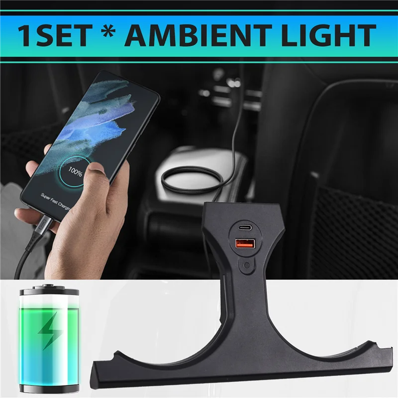 

A51K-11 Colour Ambient Light For BMW X3 X4 IX3 G01 G02 X3M X4M Car Cup Holder Lights Decoration Indoor Water Cup Lamp