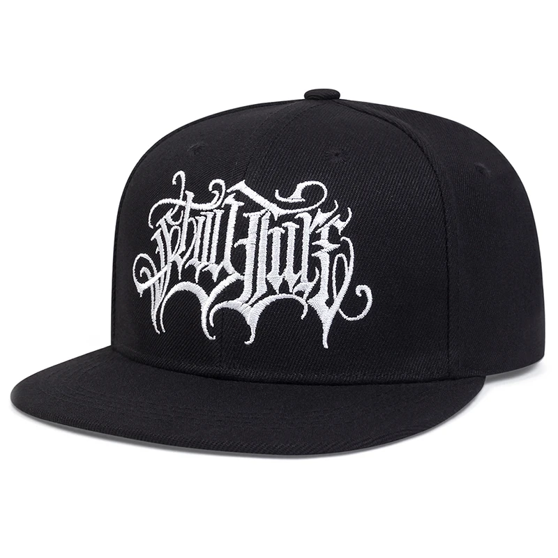 Prosta, kreatywna czapka bejsbolówka z haftem podwójnej jaskółki, modna czapka hip-hopowa na co dzień, chroniąca przed słońcem, z płaskim rondem, model 2025.