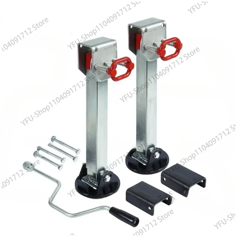 

2PCS Trailer Jack 440~630mm Drop Down Caravan Parking Stabilser Legs Handler Motorhome Stands Corner Steady Camper Parts