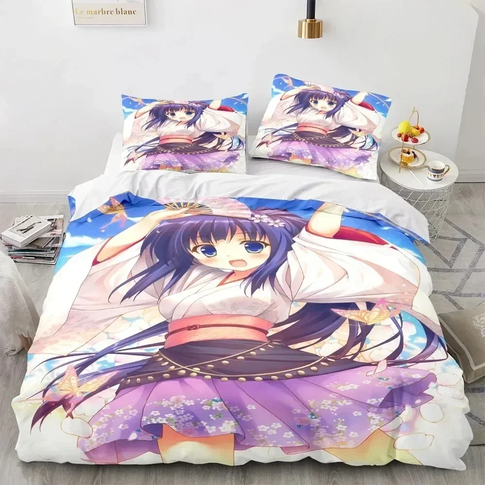 

Luxury New 3D Print Anime Kawaii Sexy Girl Bedding Set Boys Girls Twin Queen Size Duvet Cover Adult Fashion Home Textileextile