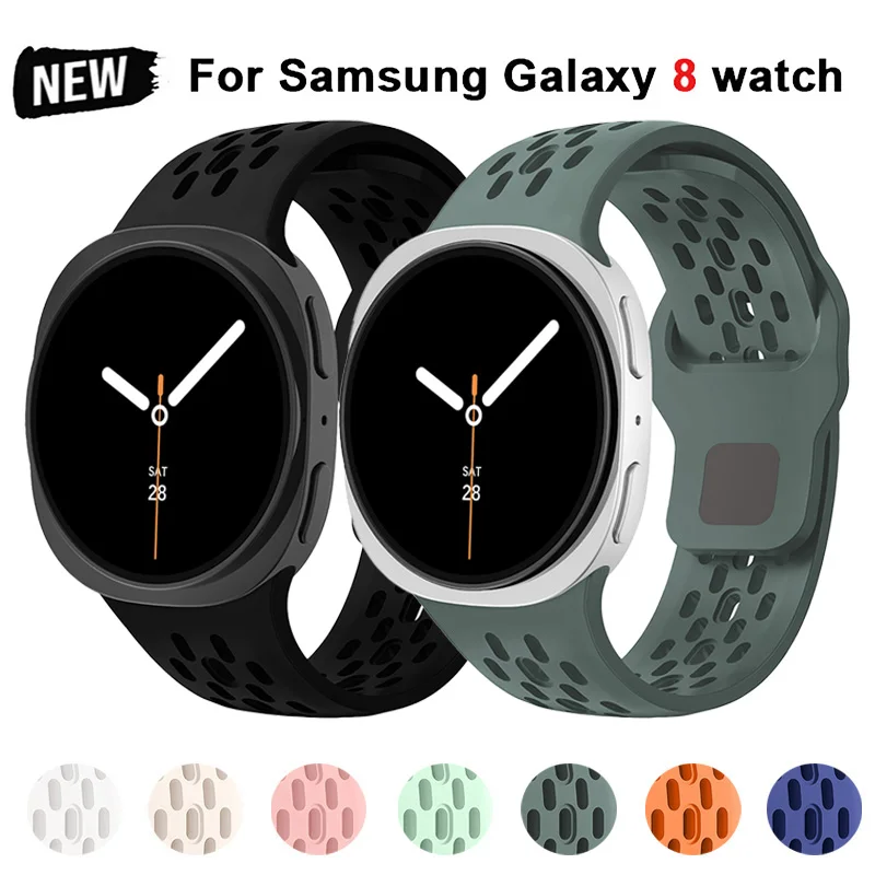 Sportarmband für Samsung Galaxy Watch 8 Armband 40/44mm Armband Correa Galaxy Watch 8classic 46mm Silikonarmbänder Zubehör
