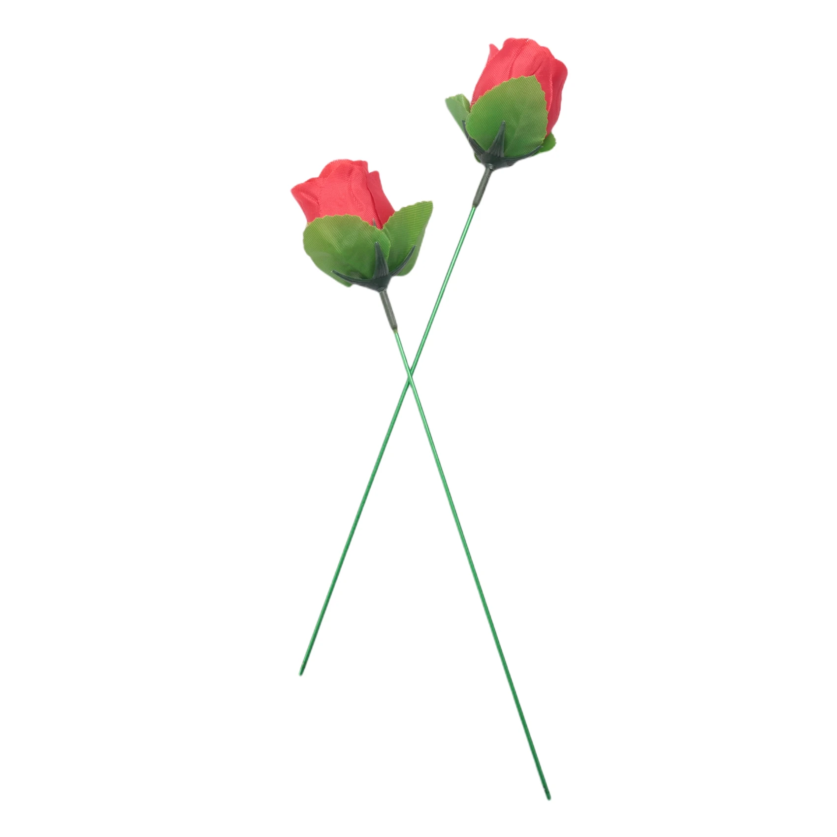 ABUM-10PCS Fire Magic Trick Rose Magic Flame Appearing Flower Magician Props For Girlfriend/Wedding Shows Or Valentine's Day