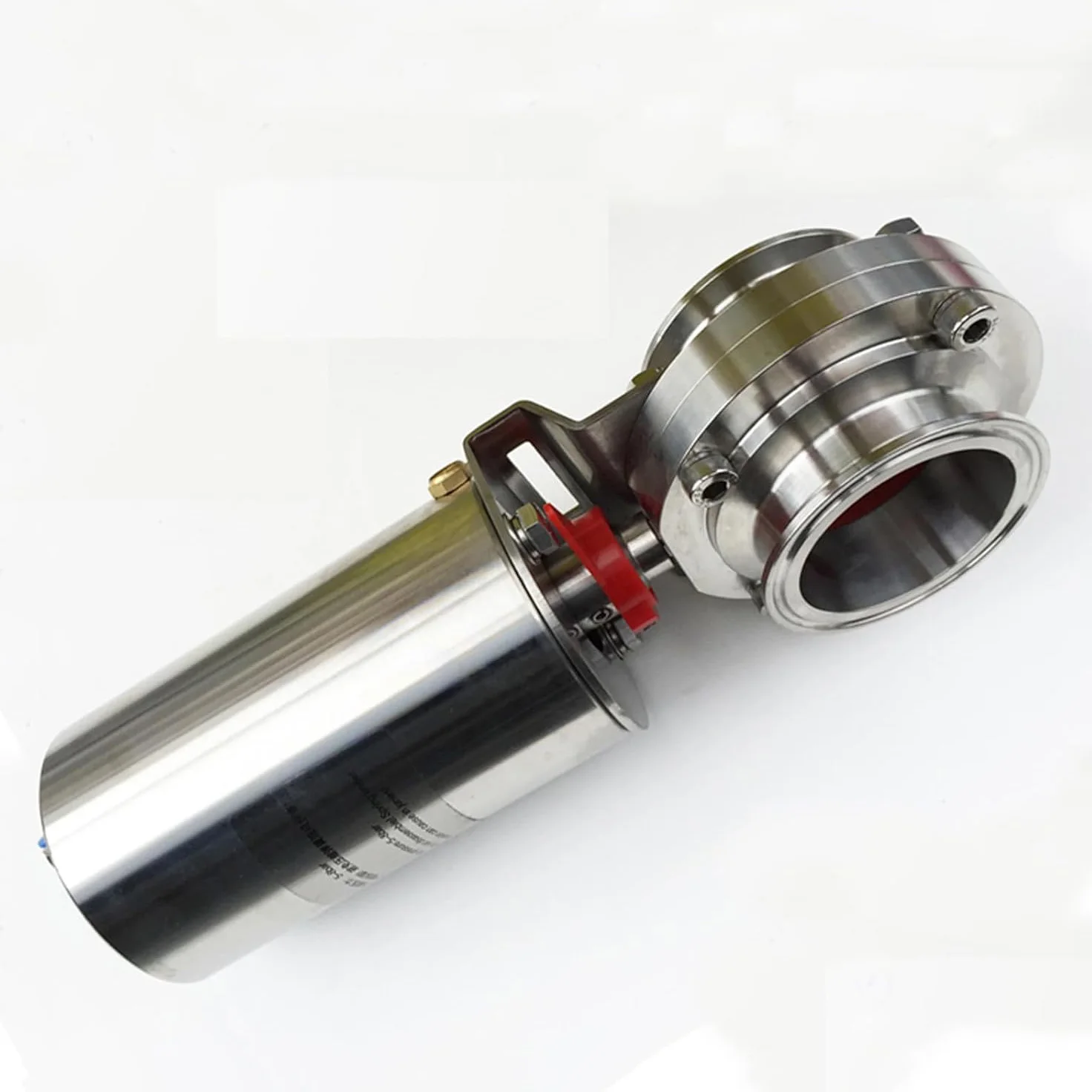 

Пневматический санитарный дисковый затвор Tri-Clamp из нержавеющей стали с пневматическим приводом, размер соединения 2''/51 мм
