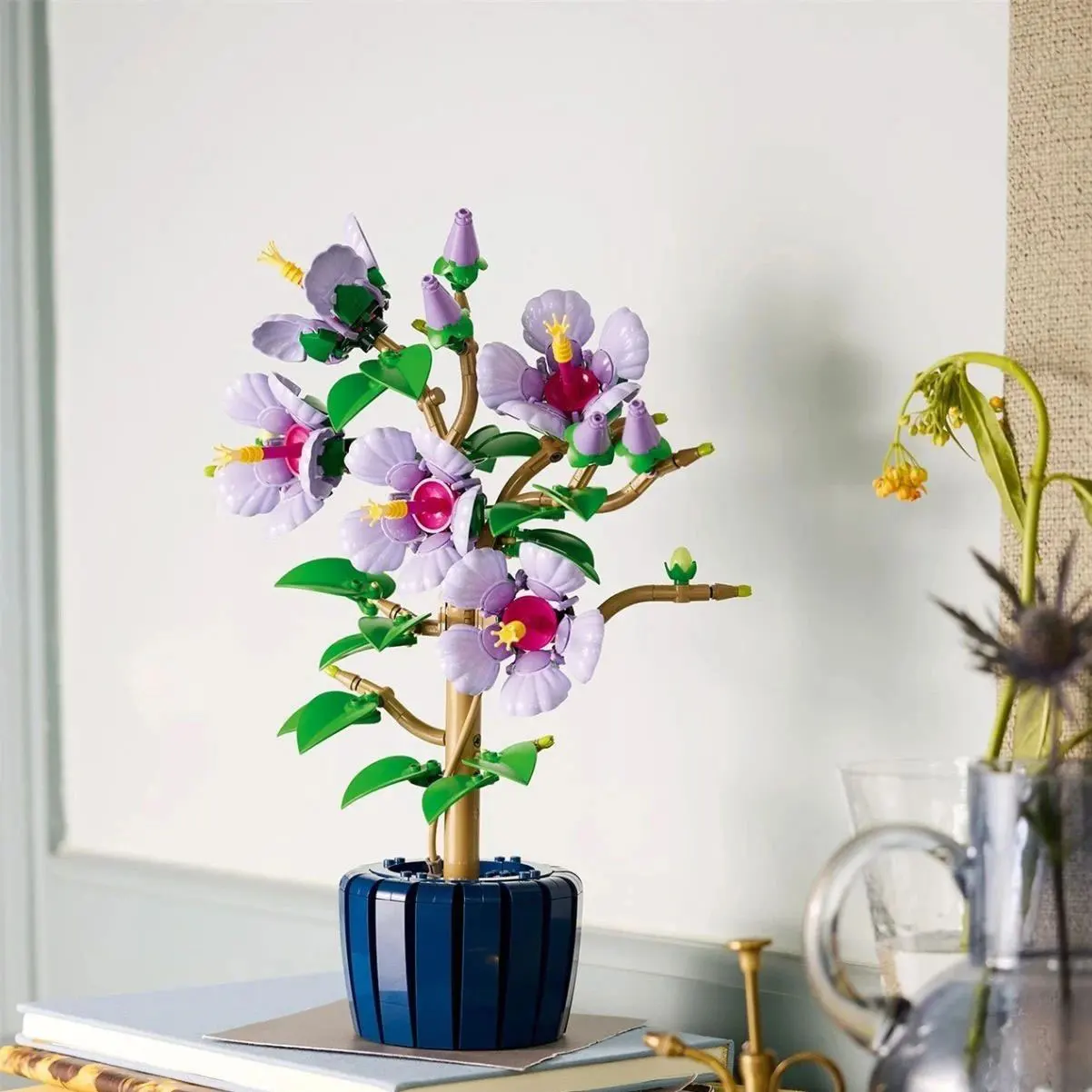 

Романтический букет роз, строительный блок 10328, креативный домашний стол, украшение растения, строительные блоки, игрушка, подарок на день рождения для женщин