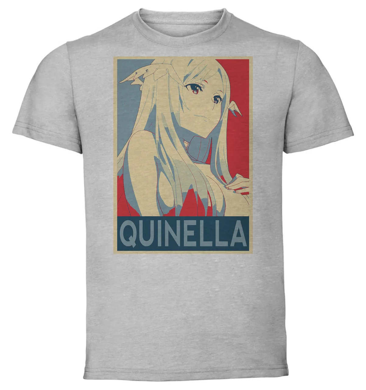 T-Shirt Unisex Grey Propaganda Sword Art Online Alicization Quinella Administrator