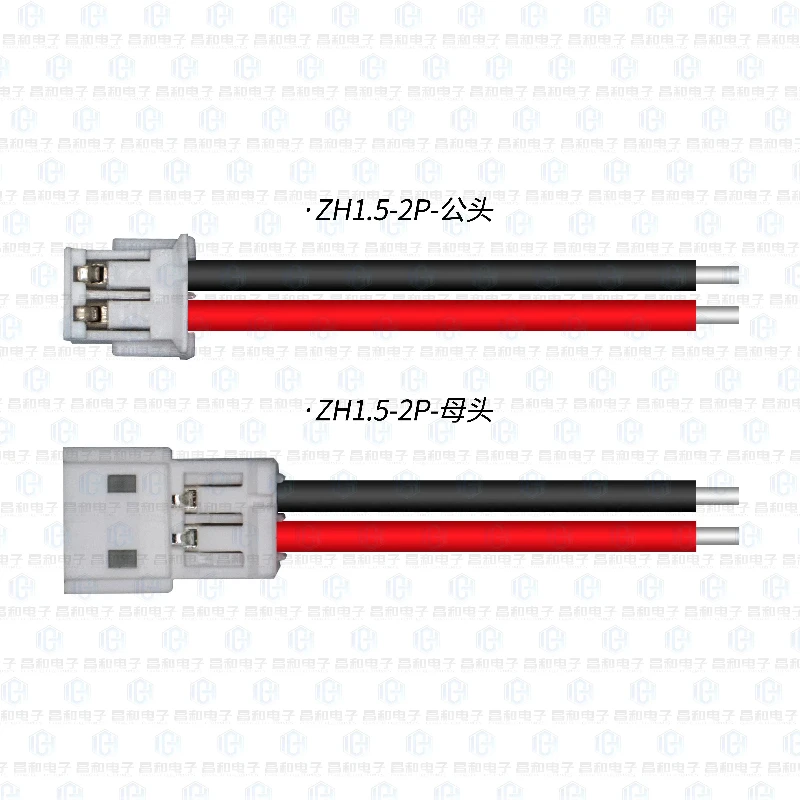 5/10pairs JST ZH 1.5 2PIN Wire Cables 1.5mm pitch Micro Electrical Male and Female Connector Plug with 10cm/15cm/20cm 28AWG