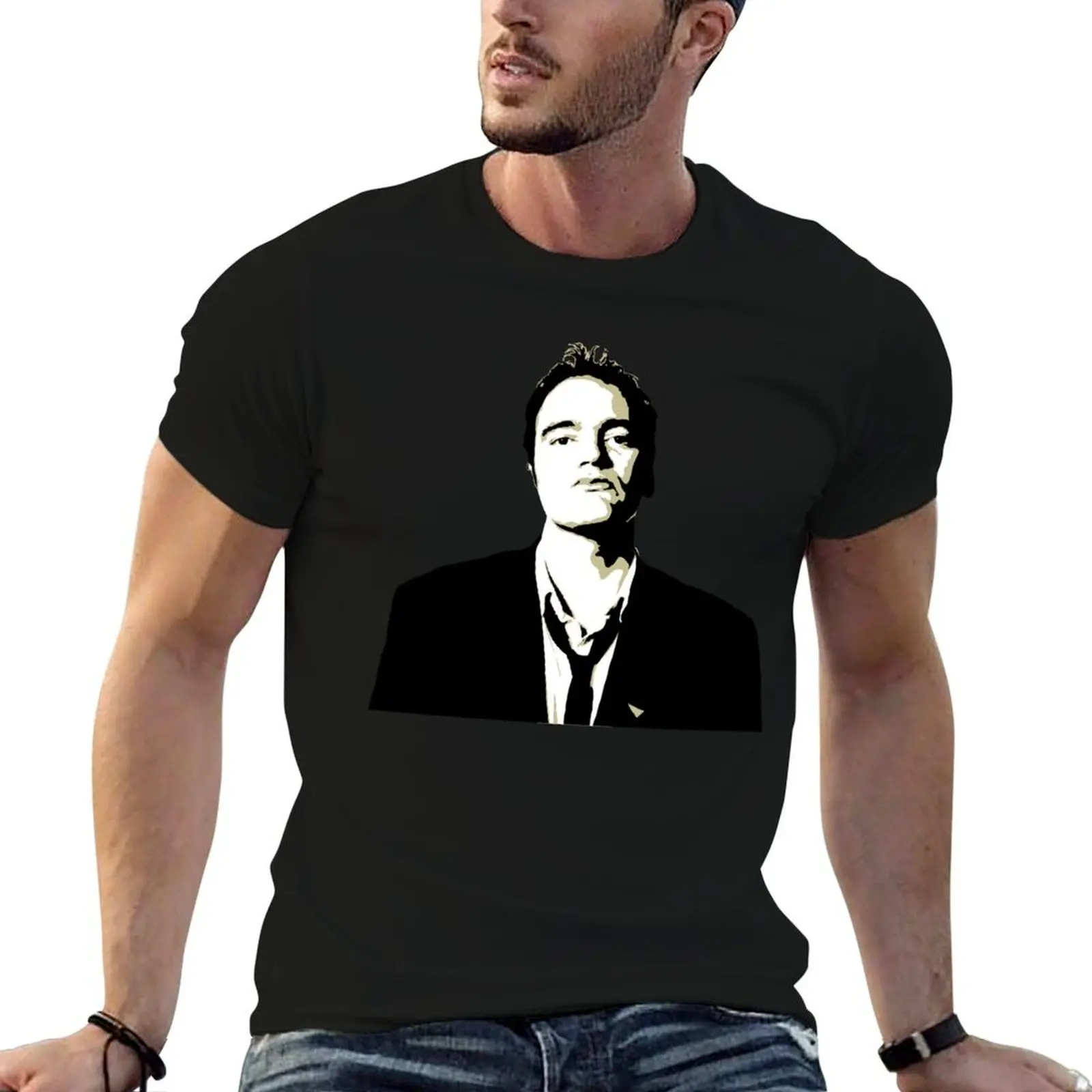 camiseta-quentin-tarantino-fitness-de-manga-corta-de-secado-rapido
