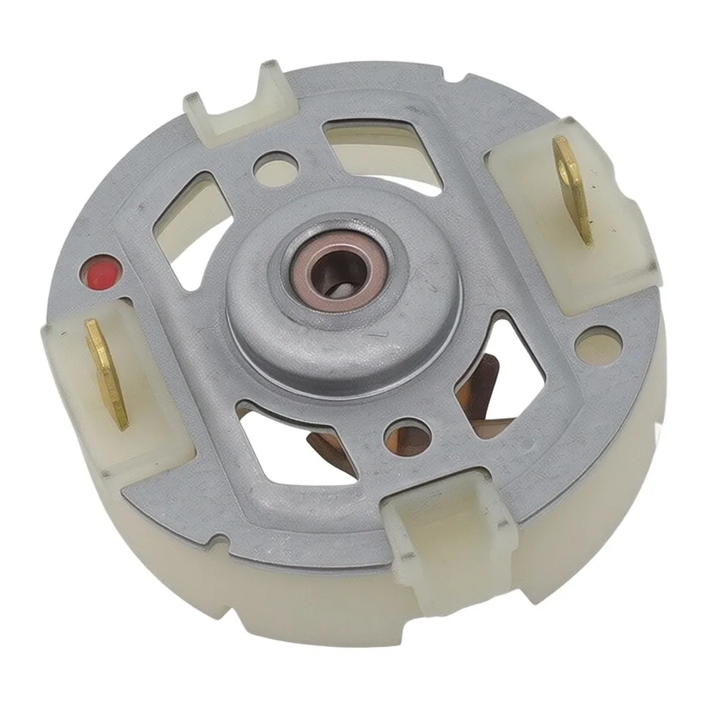 21V 10 Teeth DC Motor With Carbon Brush Holder Set For RS550 Electric Chain Saw Cordless Saw Power Tool Replacement Parts