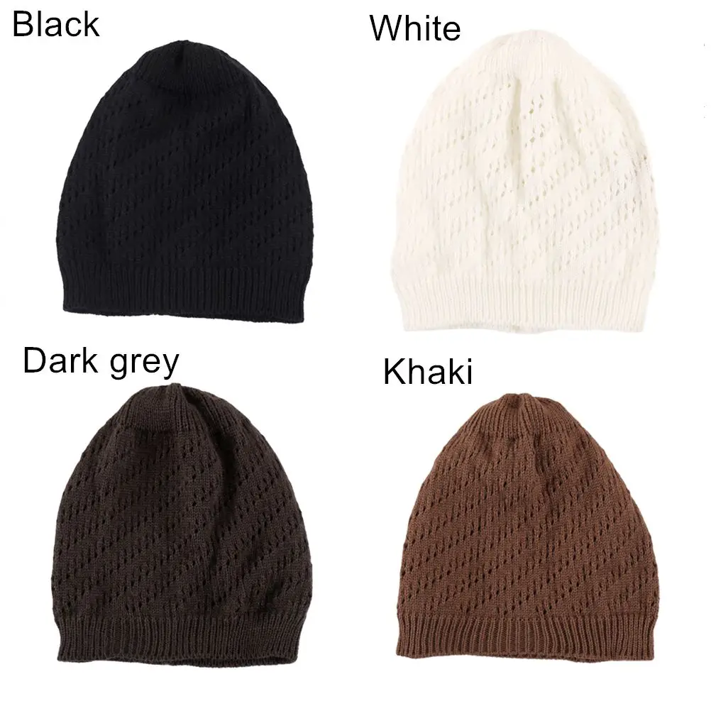 Winter Autumn Casual Fashion Soft Women Hollow Out Beanies Hat Knitted Hats Skullies Cap New Design