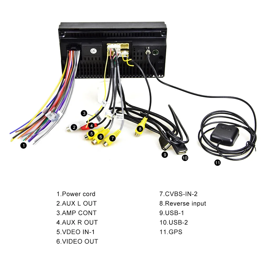 Ownice 1.8 meter GPS Antenna Android Car Radio For Volkswagen Skoda Caddy Hyundai Ford Toyota Nissan Renault Chevrolet Audi Lada