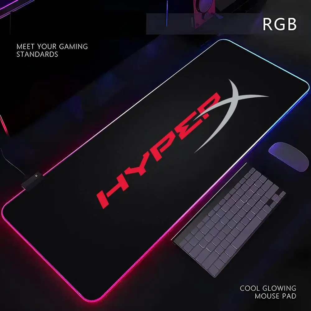 

Коврик для мыши HyperX RGB Gamer со светодиодной подсветкой, коврик для мыши, периферийные устройства, коврик для компьютерного стола, коврик для мыши XL, ковер для клавиатуры