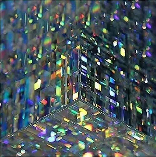 New Hot Magik Chroma Cube Sculpture Crystal Magical Cube Statue Decoration Home Desktop Ornament Handmade Crafts Birthday Gift