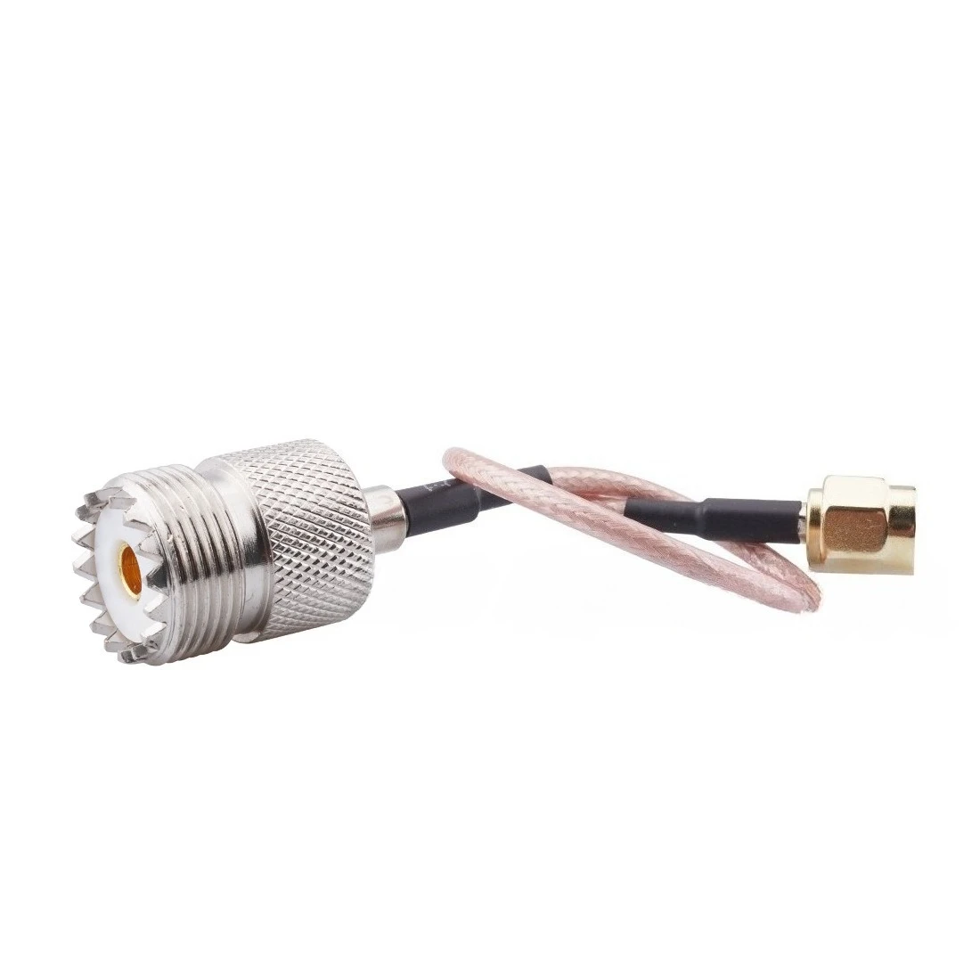 5PCS SO239 to SMA-J RF adapter cable UHF female to SMA male RG316/RG174 coaxial 15cm
